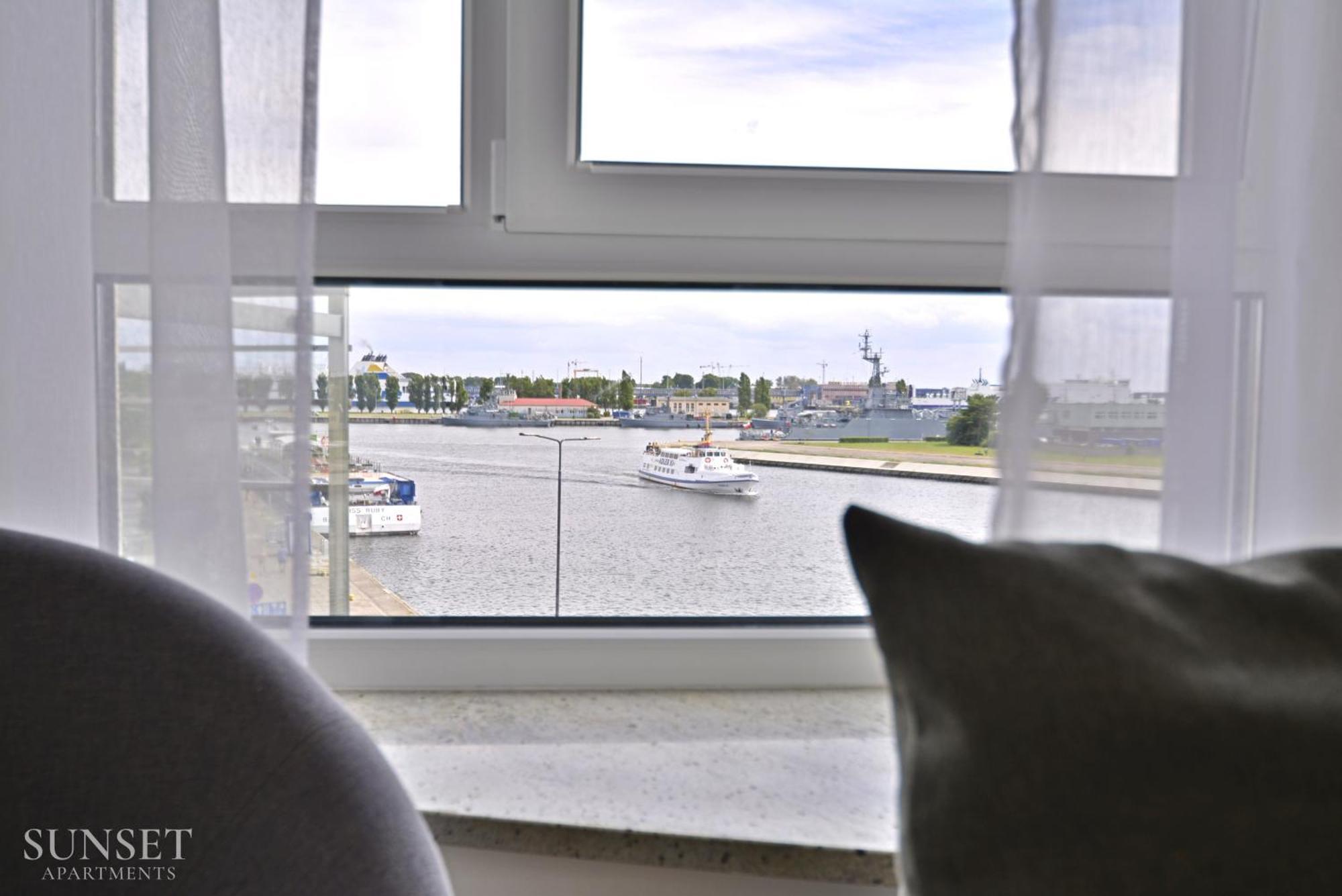 Sunset Apartments - Villa Concha - Parking - Widok Na Port! Świnoujście Buitenkant foto